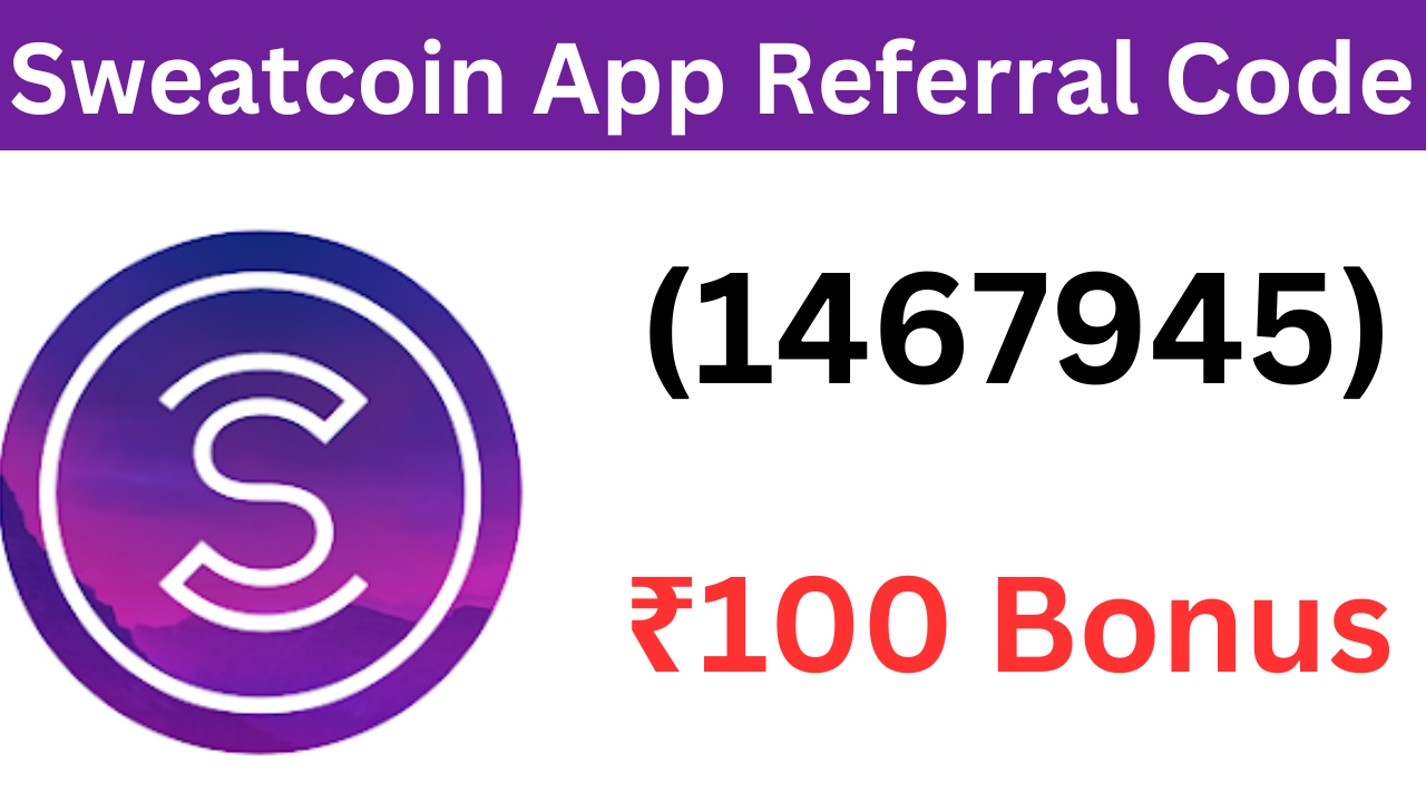 Sweatcoin App Referral Code (1467945) ₹100 Signup Bonus!